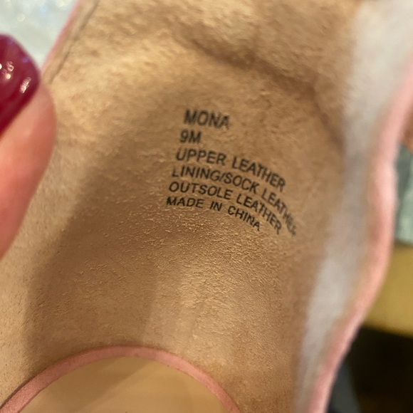 Kate Spade Pink Suede Mona Block Heel New in Box size 9 - Picture 9 of 13